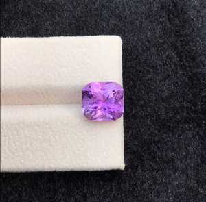Piedra preciosa natural de amatista facetada, amatista violeta suelta para la fabricación de anillos, suministro para bricolaje. - Product Image 4