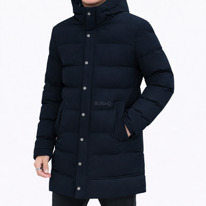 Custom Logo Men Puffer Jacket Winter <b>Warm</b> Lightweight <b>Waterproof</b> Coat - Product Image 1