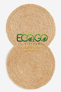 Eco2go Vietnam Custom Seagrass <b>Placemat</b> Handmade Dining Table Mat Round Oval <b>Rectangle</b> Wholesale OEM - Product Image 6