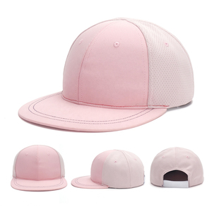 Gorra Snapback de Streetwear al por mayor, gorra trucker de hip hop con visera plana, gorra Snapback de estilo urbano personalizada OEM a granel, gorra de 5 paneles con cuerda - Product Image 5