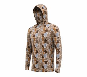 Camisa de Manga Larga con Capucha y Camuflaje para Pesca Submarina con Patrón de Ocultación - Product Image 4