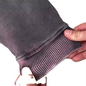 Sudadera con Capucha para Hombre Estilo Hip Hop Y2K con Lavado Ácido Degradado, Sudadera Desgastada con Bolsillos y Bordados Personalizable - Product Image 6