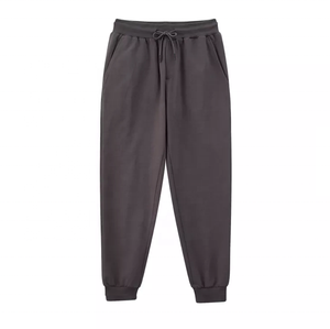 Pantalones Joggers Unisex de Lona con Forro Polar, Cintura Media, Color Marrón Liso, Estilo Casual, con Logotipo Personalizado, HECHO POR HAIDIII - Product Image 4