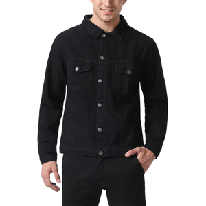 Fabricants de vêtements OEM, veste en jean denim vintage à boutons, coton de haute qualité, sur mesure, pour hommes, fabriquée au Pakistan par Salamons - Product Image 1