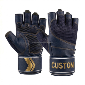 Gants de sport respirants en mesh à demi-doigts pour l'entraînement et la musculation avec logo personnalisé - Product Image 2