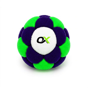 Oxva Industries Custom <b>Hacky</b> <b>Sack</b> Ball Footbag | Plush & Artificial Leather | Hand-Stitched Juggling Kick Ball - Product Image 1