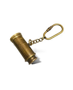 Classic Pocket Brass Telescope <b>Keychain</b> Antique Polished Brass Metal Portable Pull-Out Spyglass Compact Travel - Product Image 3