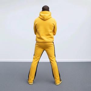 Ensembles de survêtements amples en coton uni de haute qualité pour l'hiver, tailles plus, personnalisables, pour le fitness et le sport - Product Image 3