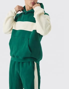 Conjuntos de chándal para hombre, ropa de entrenamiento para correr, conjunto de ropa de calle para hombre, Sudadera con capucha estampada personalizada y bolsillo de canguro - Product Image 4