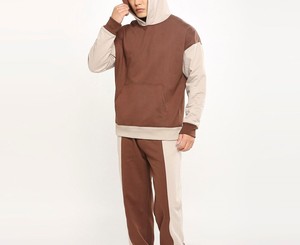Vente en gros de polaire unisexe personnalisable avec logo, en polyester/coton, double couche, respirant, grande taille, longueur intégrale, de haute qualité, imprimé uni - Product Image 3