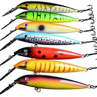 Leurre flottant de 14 cm et 16,2 g pour pêche en eau profonde, type Minnow, en plastique rigide, Crankbait, matériel de pêche artificiel pour achigan et brochet