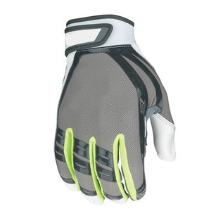QASWA SPORTS Leather Palm Flexible Back Breathable Perforated Fingers Adjustable VELCRO Closure Ambidextrous Wrist Batting <b>Glove</b> - Product Image 4