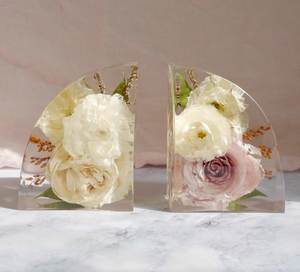 Decorative Resin <b>Bookends</b> With Minimalist Contemporary Style For Modern Office Desk And Bookshelf Decoration - Product Image 6