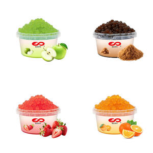 KEIFU 500g Perles de Boba Éclatantes à l'Orange, Billes de Jus Instantanées pour Boissons Bubble Tea, Garniture OEM/ODM Certifiée HALAL/HACCP 12 - Product Image 3