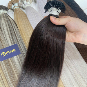 Extensiones de Cabello Virgen Vietnamita Rusa al por Mayor con Punta Plana, Súper Doble Trama, Tejido Doble a Máquina, 10-34 Pulgadas, Hanoi - Product Image 2
