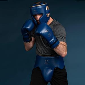 Nouvelle conception, ensemble de sparring de boxe sur mesure, vente en gros, en cuir de vachette véritable, gants réglables, ensemble de sparring Fly - Product Image 6