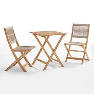 Juego de Muebles de Restaurante de Calidad de Exportación, Fabricado con Madera de Teca Sostenible para Proyectos de Hostelería de Lujo al Aire Libre - Product Image 1