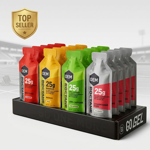 Gel Energético OEM ODM Pre-Entrenamiento, Gel <span class=keywords><strong>de</strong></span> Hidratación <span class=keywords><strong>de</strong></span> Combustión Rápida con Aminoácidos BCAA para Gimnasio y Fitness - Product Image 2