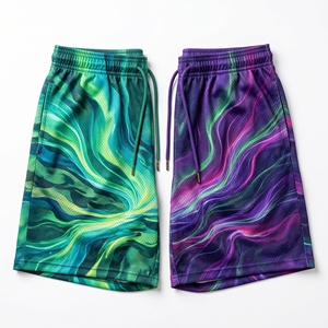 Custom Dynamic <b>Abstract</b> Razor Slash Graphic Mesh Shorts Men’s Athletic Sublimation Basketball Training Shorts - Product Image 6