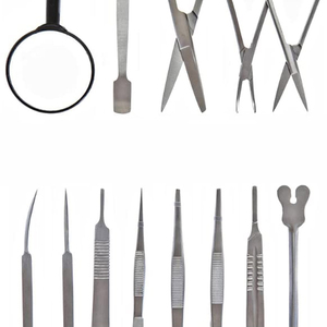 ชุดฝึกหัดเย็บแผลสำหรับนักศึกษาแพทย์ 12 ชิ้น พร้อมกล่องเก็บอุปกรณ์ เครื่องมือสแตนเลสสำหรับการผ่าตัดและชุดอุปกรณ์ผ่าตัด - Product Image 2