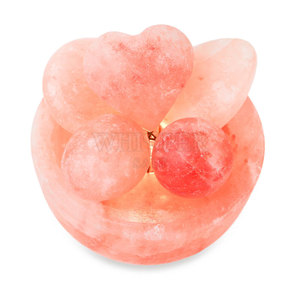 Lampe en sel décorative pour foyer, lumière d'ambiance douce, style maison moderne - Product Image 4