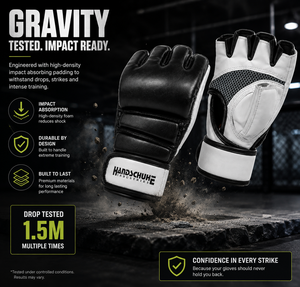 Guantes de MMA de Medio Dedo con Logotipo Personalizado de Alta Calidad, de Cuero Transpirable, Resistentes al Viento, con Correa de Muñeca Ajustable, Unisex, para Entrenamiento de Boxeo - Product Image 5