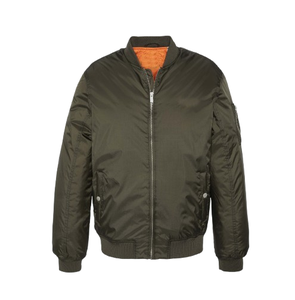 Blouson aviateur bomber décontracté pour homme, style streetwear oversize, en nylon personnalisé, idéal pour l'hiver - Product Image 5