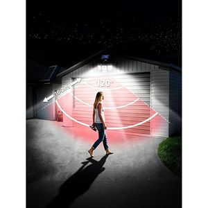 333 <b>LEDs</b> Wide Angle <b>Motion</b> <b>Sensor</b> Solar Outdoor <b>Lights</b> 270 Degree Daylight White 3 Modes <b>LED</b> <b>Sensor</b> <b>Lights</b> - Product Image 4