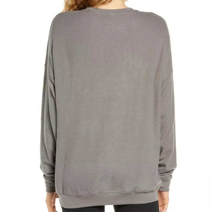 <b>Women's</b> <b>Quarter</b> <b>Zip</b> <b>Sweatshirt</b> Soft Fleece Stand Collar Pullover Long Sleeve Relaxed Fit Casual Top for Gym Lounge Daily Wear - Product Image 3