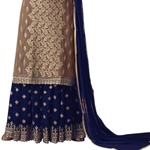 Nouvelle Collection : Shalwar Kameez Femme en Dentelle Brodé Lourd à Motif Uni, Robe de Soirée Personnalisable avec Logo pour Dames - Product Image 4