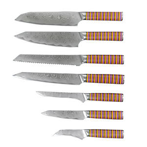 Professional Kitchen Chef <b>Knife</b> High Carbon Stainless Steel with Ergonomic Handle for Meat <b>Fish</b> Vegetables and Fruits - Product Image 5