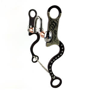 Brida de Corrección de Acero Inoxidable Antigua con Barras Rodantes, Brida Tradicional para Entrenamiento de Caballos, Aperos Ecuestres Vintage Mejorados - Product Image 2