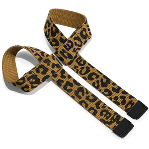 Fitness Lifting Straps 5mm <b>Padded</b> Durable Wrist Straps For Powerlifting Cotton Lifting Strap With Silicone <b>cheap</b> price OEM - Product Image 2