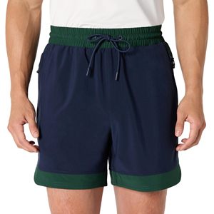 Shorts bleus et verts pour hommes, shorts de jogging en coton, shorts de sport pour hommes, taille élastique, shorts en coton uni pour hommes - Product Image 6