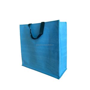 Sacs fourre-tout PP non tissés réutilisables avec logo personnalisé avec poignées solides écologiques pour les supermarchés de l'épicerie - Product Image 1