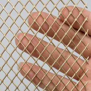 Aluminum <b>Wire</b> <b>Mesh</b> Roll Diamond Pattern Metal Screen Filter Netting for Gutter Guard and Drain Protection Aluminum Expanded <b>mesh</b> - Product Image 6