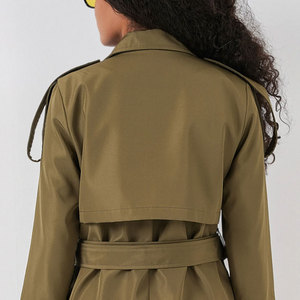 Manteau long en mélange de laine pour femme, élégant, chaud, mode hiver, vêtement d'extérieur, vente en gros, fabricant, fournisseur, manteau long respirant pour femme - Product Image 6