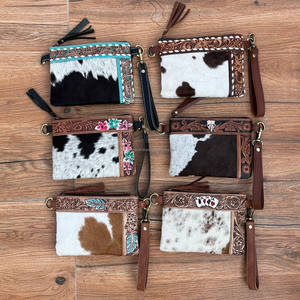 Los más vendidos bolsos de mano de cuero a la moda para mujer, bolsos de mano de cuero de vaca genuino, Mini bolsos de hombro tipo bandolera para mujer - Product Image 4