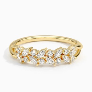 Bague en diamant de laboratoire de luxe RATAN JEWELS, diamant de taille marquise créé en laboratoire, or massif 14K 18K, bijoux pour femmes, bijoux de fiançailles - Product Image 3