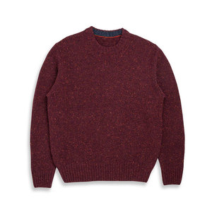 Pull en tricot pour homme en mélange de laine personnalisé, OEM ODM, 7GG, épais, col rond, manches longues, pull décontracté de haute qualité pour l'hiver - Product Image 3