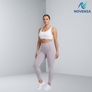 Leggings de compression taille haute pour femme, effet push-up, en nylon et élasthanne doux, écologiques, pour fitness et yoga, vente en gros - Product Image 4