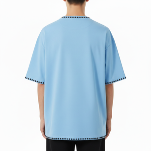 Camiseta Extra Grande con Tachuelas Personalizada, Fabricante de Ropa Urbana de Marca Privada OEM ODM - Product Image 2