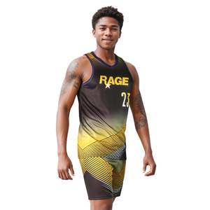 Uniformes de Baloncesto Profesionales, Conjunto de Camiseta de Baloncesto Sublimada, Transpirable, que Absorbe la Humedad, Uniformes Deportivos para Entrenamiento en Equipo - Product Image 1