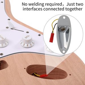 Kit Chitarra Elettrica Smart per Principianti a 6 Corde Stile ST con Corpo in Mogano, Manico in Acero, Fasce in Palissandro, Ponte Tremolo e Accessori - Product Image 6