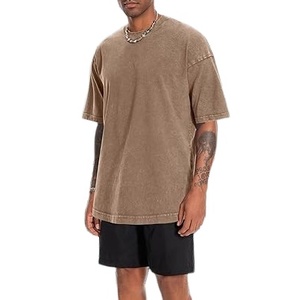 Camiseta de Hombre de Primera Calidad, Personalizada, 100% Algodón, Talla Grande, Hombros Caídos, Antiarrugas, Cuello Redondo, Transpirable, Manga Corta - Product Image 4