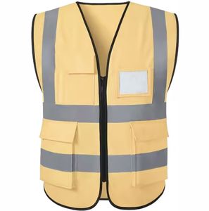 Chaleco Casual para Hombre al por Mayor, Transpirable, para Trabajo, con Múltiples Bolsillos, Chaleco Utilitario Tejido, Servicio OEM, Personalizable - Product Image 5