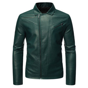 Veste Homme Imperméable et Respirante en Peau de Mouton de Qualité Supérieure, Col Montant Élégant, Très Vendue, Tendance Urbaine Imprimée - Product Image 1