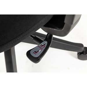 Sedia da Ufficio Ergonomica con Supporto Lombare Regolabile Nera - Soluzione di Seduta Confortevole - Product Image 4
