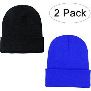 Custom Plain Beanie Hat Rib Knit Winter <b>Cap</b> Women <b>Men</b> Soft Warm Stretch Skull <b>Cap</b> OEM Supplier Wholesale - Product Image 2