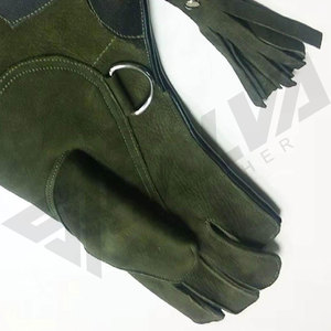 Gants d'entraînement de fauconnerie de qualité supérieure, compatibles écran tactile, sûrs pour le sport, meilleur équipement de chasse, prix abordable, en cuir, faible MOQ - Product Image 5